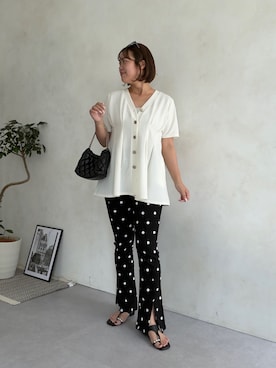 「prose verse（プロズヴェール）のアイテム」を使った、さーぽん🍒さん（レディース・167cm）の夏コーディネート