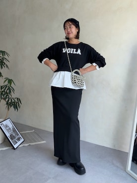 「prose verse（プロズヴェール）のアイテム」を使った、さーぽん🍒さん（レディース・167cm）の夏コーディネート