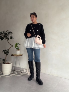 「prose verse（プロズヴェール）のアイテム」を使った、さーぽん🍒さん（レディース・167cm）の秋コーディネート