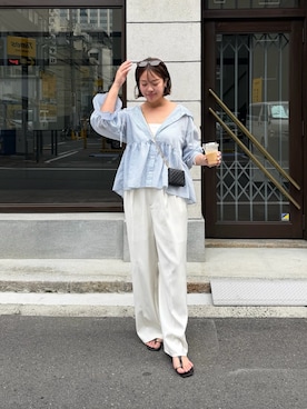 「prose verse（プロズヴェール）のアイテム」を使った、saaya  ☺︎さん（レディース・167cm）の春コーディネート