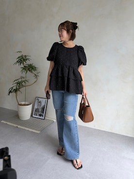 「prose verse（プロズヴェール）のアイテム」を使った、saaya  ☺︎さん（レディース・167cm）の春コーディネート