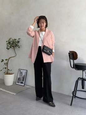 saaya  ☺︎さん（レディース・167cm）の春コーディネート