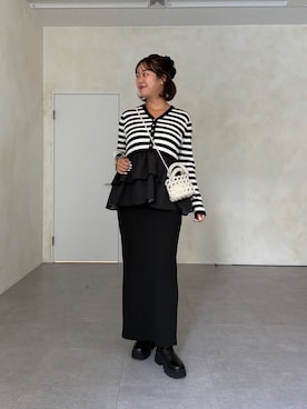 「prose verse（プロズヴェール）のアイテム」を使った、さーぽん🍒さん（レディース・167cm）の夏コーディネート