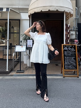 「アイテム（パンツ）」を使った、saaya  ☺︎さん（レディース・166cm・30代）の夏コーディネート