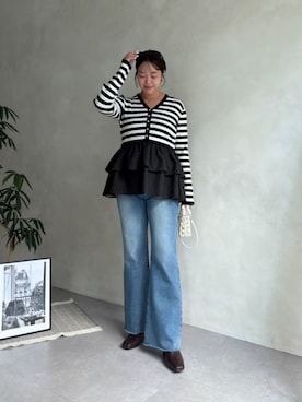「prose verse（プロズヴェール）のアイテム」を使った、さーぽん🍒さん（レディース・167cm）の夏コーディネート
