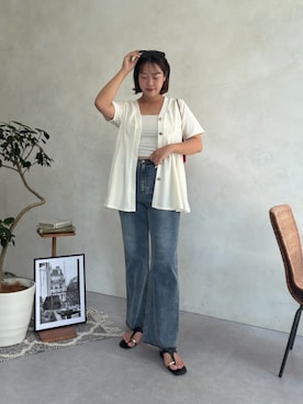 「prose verse（プロズヴェール）のアイテム」を使った、さーぽん🍒さん（レディース・167cm）の夏コーディネート