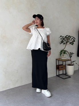 「prose verse（プロズヴェール）のアイテム」を使った、さーぽん🍒さん（レディース・167cm）の夏コーディネート