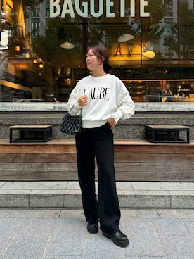 「アイテム（スウェット）」を使った、saaya  ☺︎さん（レディース・166cm・20代）の夏コーディネート