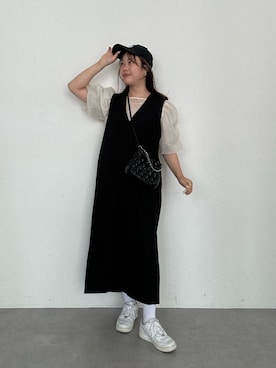 「prose verse（プロズヴェール）のアイテム（ワンピース/ドレス）」を使った、saaya  ☺︎さん（レディース・166cm）の春コーディネート