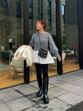 saaya  ☺︎さん（レディース・166cm）の秋コーディネート