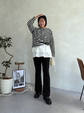 「prose verse（プロズヴェール）のアイテム」を使った、さーぽん🍒さん（レディース・167cm）の夏コーディネート