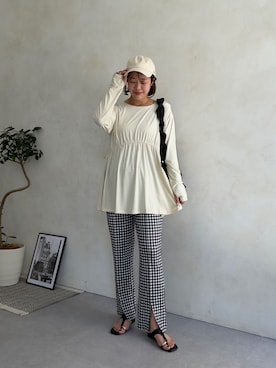 「prose verse（プロズヴェール）のアイテム」を使った、さーぽん🍒さん（レディース・167cm）の夏コーディネート
