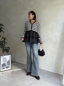 「prose verse（プロズヴェール）のアイテム」を使った、さーぽん🍒さん（レディース・167cm）の夏コーディネート