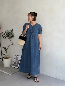 「prose verse（プロズヴェール）のアイテム」を使った、さーぽん🍒さん（レディース・167cm）の夏コーディネート