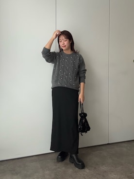 さーぽん🍒さん（レディース・166cm）の冬コーディネート