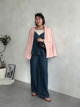 saaya  ☺︎さん（レディース・167cm）の春コーディネート