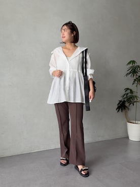 「prose verse（プロズヴェール）のアイテム」を使った、saaya  ☺︎さん（レディース・167cm）の春コーディネート