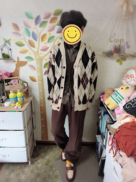「HARE」｜とんこつさん（メンズ・166cm）の秋コーディネート
