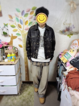 「PUBLUX（パブリュクス）のアイテム」を使った、とんこつさん（メンズ・166cm）の冬コーディネート