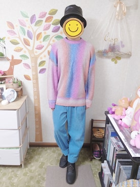 「RAGEBLUE（レイジブルー）のアイテム（スニーカー）」を使った、とんこつさん（メンズ・166cm）の秋コーディネート