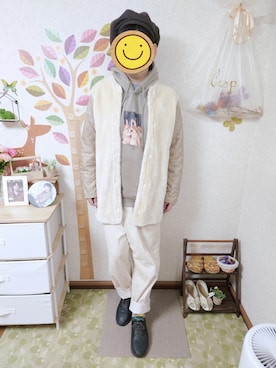 とんこつさん（メンズ・166cm）の冬コーディネート