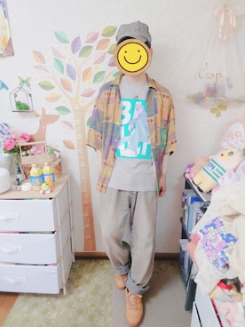 とんこつさん（メンズ・166cm）の夏コーディネート