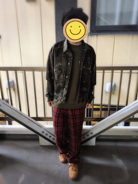 「New Balance」｜「アイテム（キャスケット）」を使った、とんこつさん（メンズ・166cm）の冬コーディネート