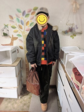 とんこつさん(メンズ・166cm)の冬コーディネート