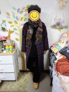 「メンズファッション」｜とんこつさん（メンズ・166cm）の冬コーディネート