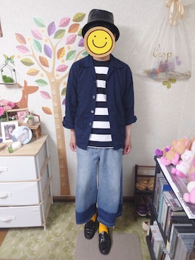 とんこつさん（メンズ・166cm）の春コーディネート