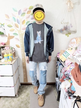 「Levi's」｜とんこつさん（メンズ・166cm）の秋コーディネート