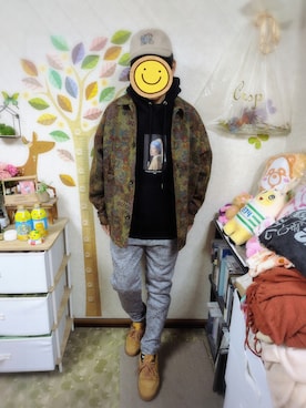 とんこつさん（メンズ・166cm）の冬コーディネート