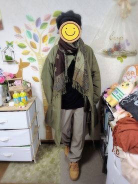 「New Balance」｜「アイテム（ジャケット/アウター）」を使った、とんこつさん（メンズ・166cm）の冬コーディネート