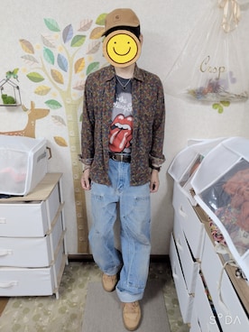 「Carhartt(カーハート)のアイテム」を使った、とんこつさん(メンズ・166cm)の秋コーディネート