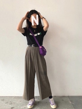 Nさん（レディース・165cm）の春コーディネート