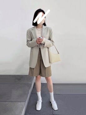 「blazer」｜Nさん（レディース・165cm・20代）の冬コーディネート