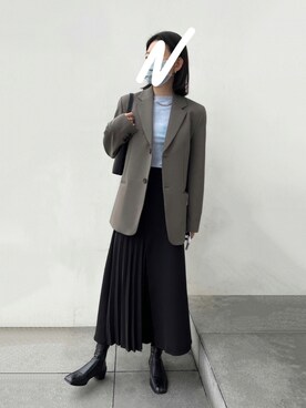 「blazer」｜Nさん（レディース・165cm・20代）の冬コーディネート