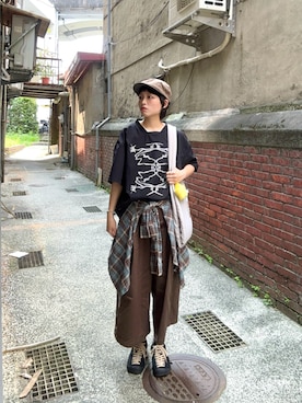 「KEEN（キーン）のアイテム」を使った、fuuuchiii01さん（レディース・167cm）の春コーディネート