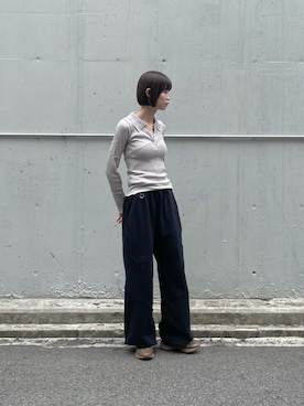 「KAIKO（カイコー）のアイテム」を使った、yuka さん（レディース・164cm）の夏コーディネート