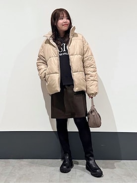 macchaさん(レディース・156cm)の冬コーディネート