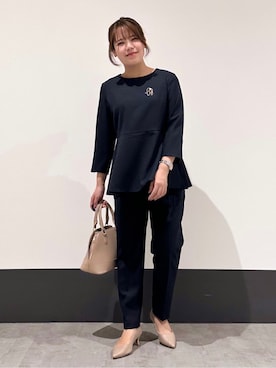 「THE SHOP TK （ザ ショップ ティーケー ）のアイテム（パンプス）」を使った、macchaさん（レディース・156cm）の冬コーディネート