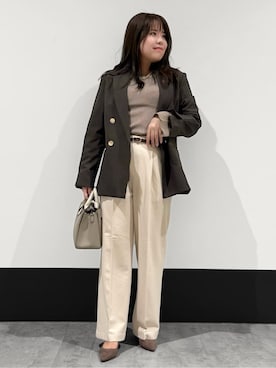 macchaさん（レディース・156cm）の秋コーディネート