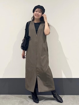 「THE SHOP TK （ザ ショップ ティーケー ）のアイテム（トートバッグ）」を使った、macchaさん（レディース・156cm）の秋コーディネート
