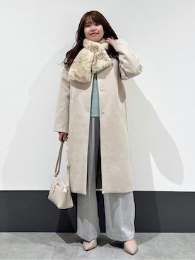 macchaさん（レディース・156cm）の冬コーディネート