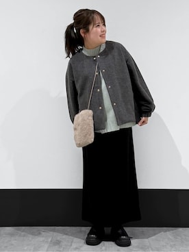macchaさん（レディース・156cm）の冬コーディネート