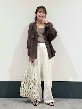 macchaさん（レディース・156cm）の春コーディネート