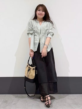 「THE SHOP TK （ザ ショップ ティーケー ）のアイテム（タンクトップ）」を使った、macchaさん（レディース・156cm）の春コーディネート