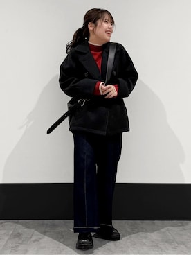 macchaさん（レディース・156cm）の冬コーディネート