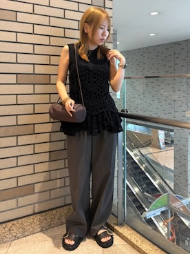 河合さん(レディース・153cm)の秋コーディネート