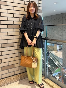 河合さん（レディース・153cm）の夏コーディネート
